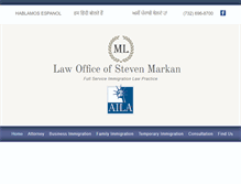 Tablet Screenshot of markanlaw.com